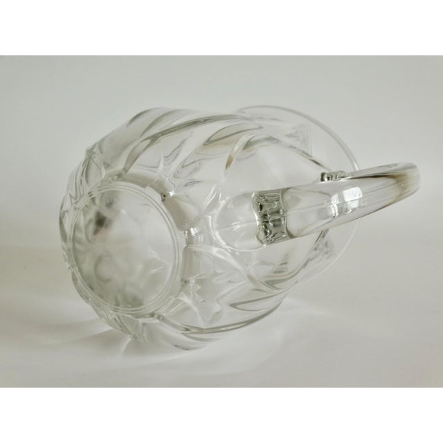 1970s French Glass Water Pitcher For Sale - Image 5 of 7
