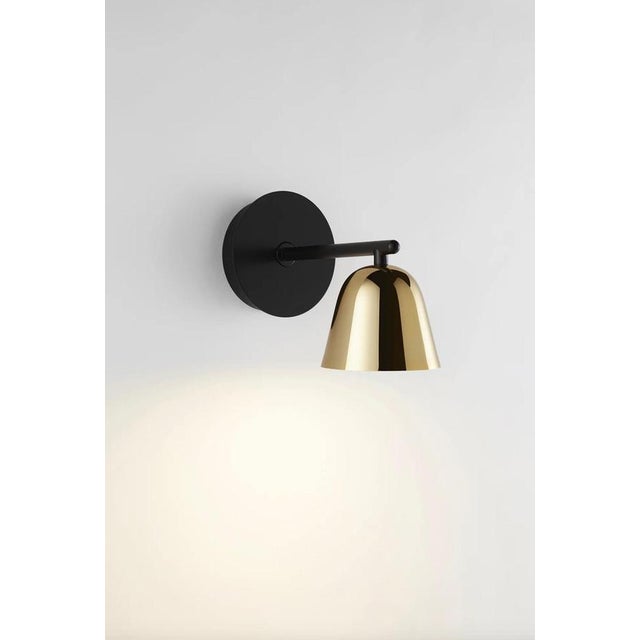 Lighto A Black Matte Chrome Cup Wall Lamp by Jaime Hayon for Parachilna For Sale - Image 10 of 12