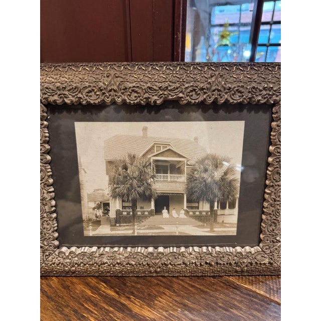 Wood Antique Photo of St. Petersburg SANITARIUM Asylum, Florida, c.1900 For Sale - Image 7 of 13