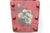 1960s Floral Wall Pocket Red For Sale - Image 5 of 10