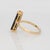 Black 2.5Ct Black Tourmaline Ring With Natural Diamond Accents: Solid 14k Gold, Size 6.75 For Sale - Image 8 of 8