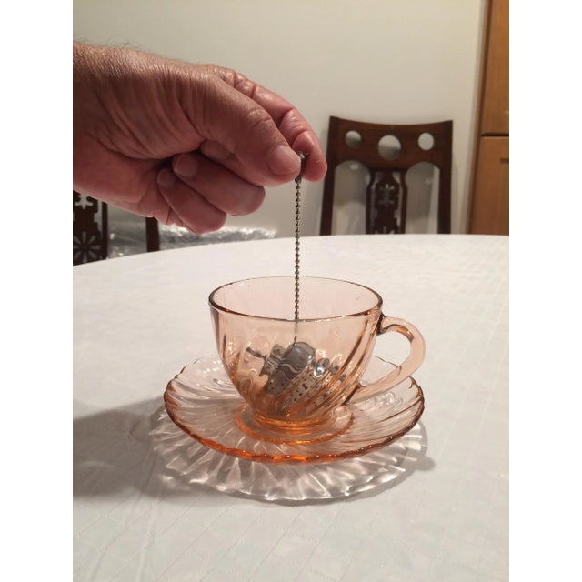 Metal Vintage Alfred E. Knobler & Co Tea Infuser For Sale - Image 7 of 13