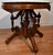 1880s Antique Victorian Renaissance Revival Walnut & Marble Top Center Table For Sale - Image 15 of 18
