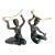 Vintage 1950s Female Nude Ceramic Figurines African Tribal Women Japan a Pair For Sale