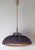 Mid-Century Modern Pendant Lamp in Brown Fabric, Wood and Glass from Doria Leuchten, Germany, 1970s For Sale - Image 13 of 18