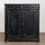 Gustavian (Swedish) Late 19th Century Swedish Black Painted Sideboard With Fluted Diamond Carving For Sale - Image 3 of 13
