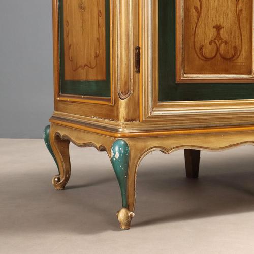 Lacquered and Painted Style Wardrobe For Sale - Image 12 of 14