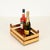 Large Walnut and Brass Bar Crate by T. Barbi, Italy, 1970s For Sale - Image 4 of 15