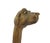 American Antique Dog Head With Beady Eyes Hand Carved Folk Art Walking Stick Cane For Sale - Image 3 of 9