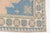Mid 20th Century Soft Peach, Denim Blue, and Cream Medallion Area Rug For Sale - Image 6 of 8