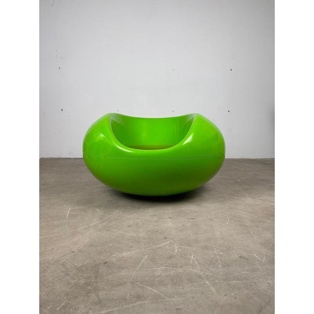 Finnish Pastil Chair in Green Fiberglass by Eero Aarnio, 1970s For Sale - Image 3 of 11