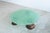 Gold Green Glass Powder and Walnut Coffee Table by Alexander Knysch For Sale - Image 8 of 15