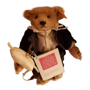 Late 20th Century Steiff Collectible Teddy Bear- Ring Bearer