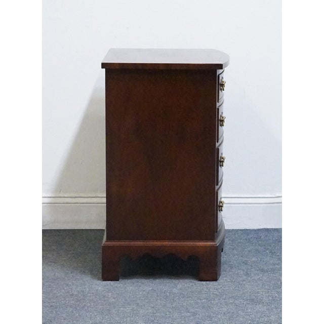 Gordon's Furniture Solid Mahogany Traditional Style 22" Chairside Chest / Four Drawer Nightstand For Sale - Image 13 of 13