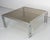 Vintage French Coffee Table in Chrome and Smoked Glass, 1970 For Sale - Image 3 of 12