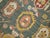 Green Turkish Square Oushak Rug For Sale - Image 4 of 6