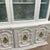 Vintage Two Piece Glass Front China Cabinet in White For Sale - Image 4 of 12