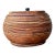 Vintage Pencil Reed Lidded Basket For Sale