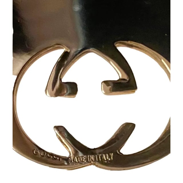Vintage Gucci Silverplate Bar Cocktail Serving Tray Italy For Sale In Washington DC - Image 6 of 11