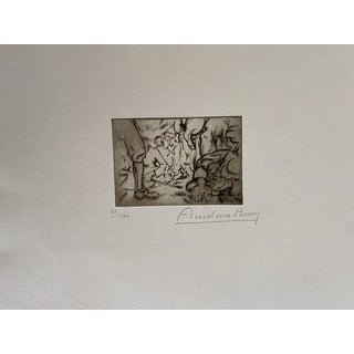 Anselmo Bucci, Military, Etching, 1910s For Sale