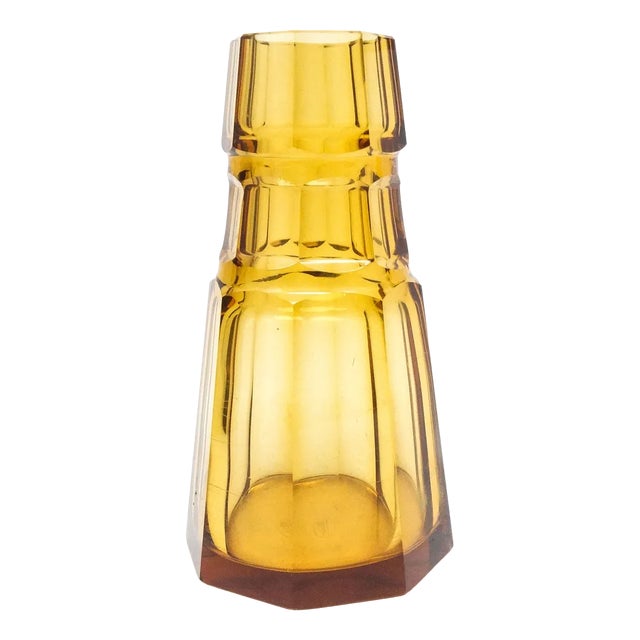 Art Deco Vase from Moser, Former Czechoslovakia, 1930s For Sale