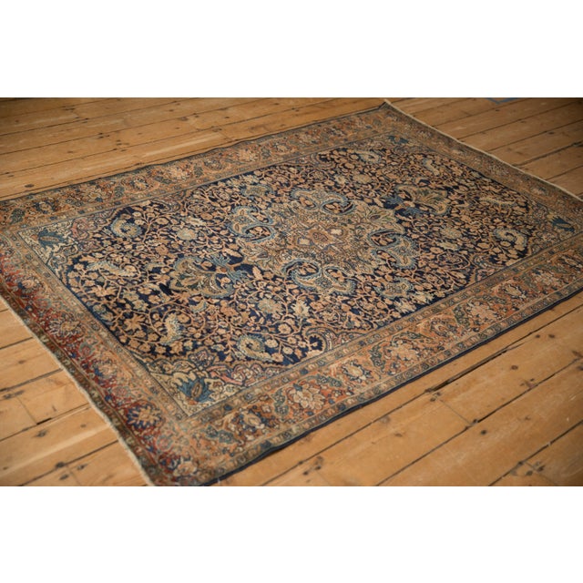 Vintage Farahan Sarouk Rug - 4'4" x 6'4" For Sale In New York - Image 6 of 10
