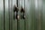 Large English Pine Painted Housekeepers Cabinet, 1880 For Sale - Image 9 of 17