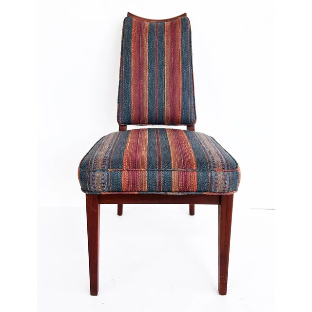 1960s John Keal Brown Saltman Dining Chairs, Set of Four For Sale - Image 4 of 16