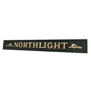 Vintage Northlight Decorative Sign For Sale