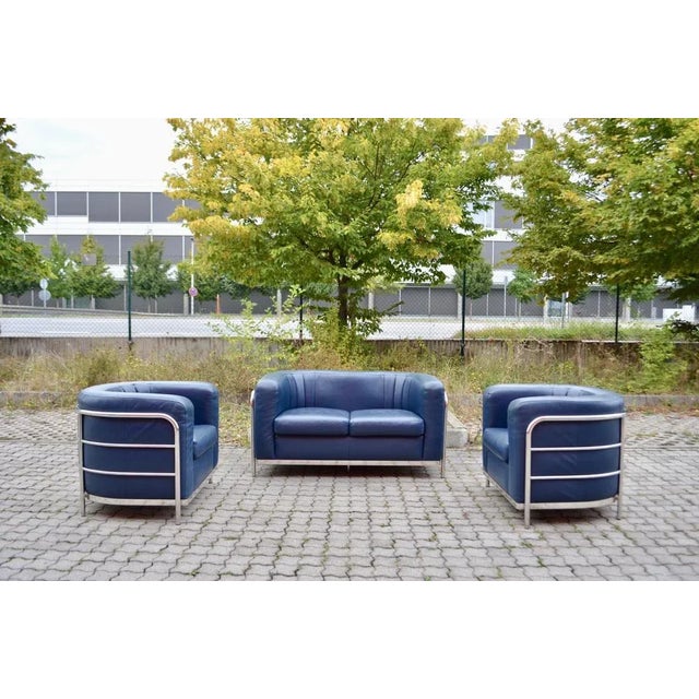 Zanotta ensemble model Onda. Design De Pas, D'Urbino, Lomazzi.design classic. Consisting of small sofa and 2 armchairs....