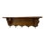 Vintage French Carved Wood Coat Rack For Sale