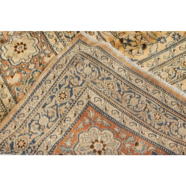 Authentic Early 19th Century Persian Meshad Rug For Sale In New York - Image 6 of 9