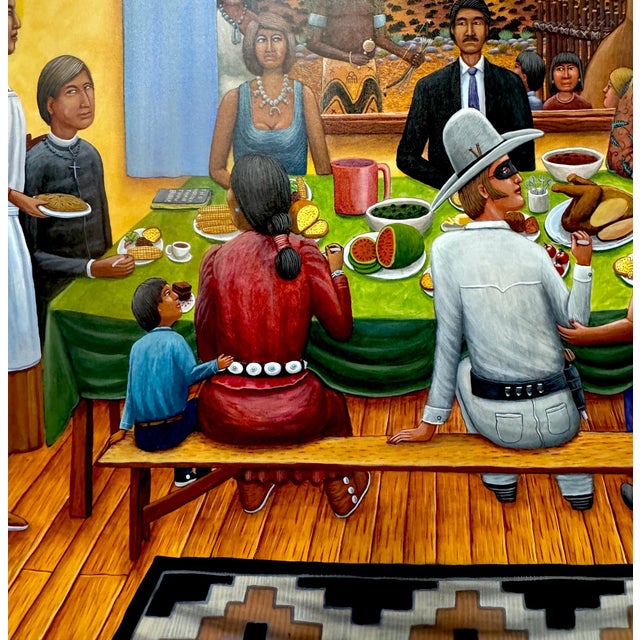 Monumental David P. Bradley - Feast Day Painting For Sale - Image 18 of 18