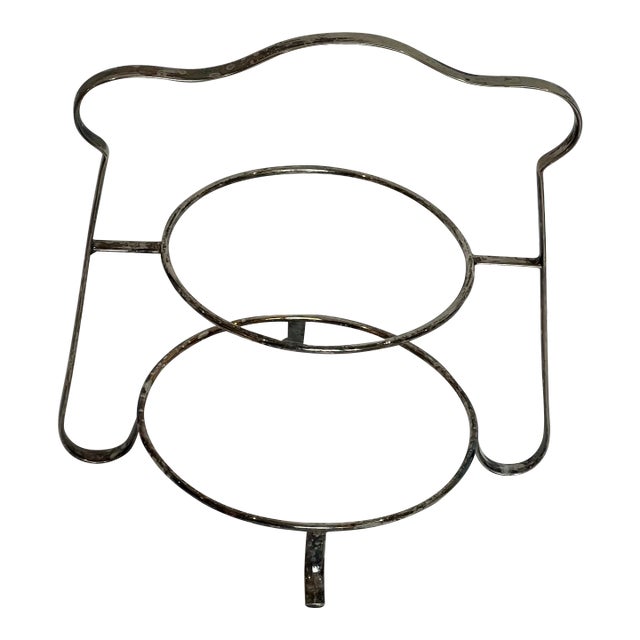 Vintage Silver Plate Tiered Dessert Butler Mutineer For Sale