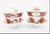 Japanese Japanese Imari Porcelain Butterfly & Flower Gold Lidded Tea Bowl Saucer Pair For Sale - Image 3 of 15