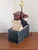 Handcrafted Americana-Style Patriotic Wooden Block Table Lamp For Sale In Washington DC - Image 6 of 7