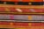 1950s Handwoven Striped Tribal Rug With Small Geometric Motifs For Sale - Image 10 of 10