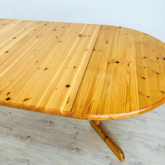 1970s Extendable Dining Table Manner of Rainer Daumiller For Sale - Image 5 of 9