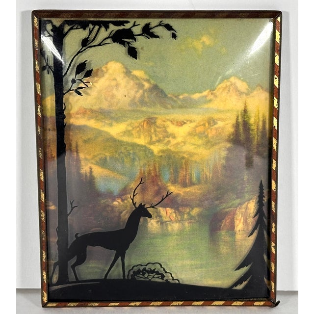 Vintage Silhouette Pictures Pairing For Sale - Image 6 of 12