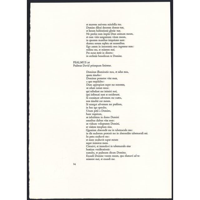 1968 Salvador Dalí Biblia Sacra "Quis Ascendet in Mentem Domini" (Who Will Go Up the Mountain of the Lord) For Sale - Image 9 of 11