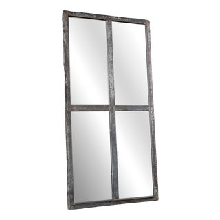 Vintage Mirror in Glass and Metal, 1960s For Sale