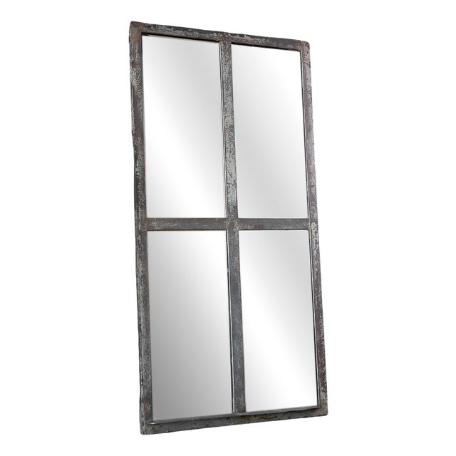 Vintage Mirror in Glass and Metal, 1960s For Sale
