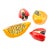 Vintage Handmade Ceramic Fruit-Set of 4 For Sale