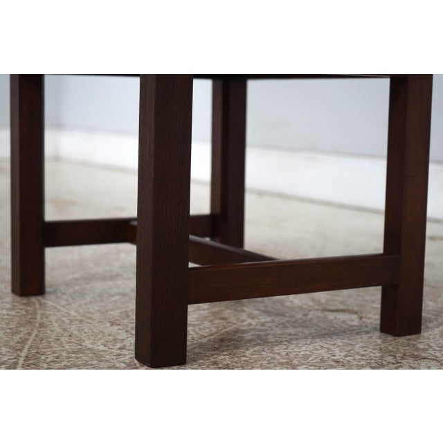 Colonial Williamsburg Kit Furniture Mahogany Footstool For Sale - Image 9 of 13