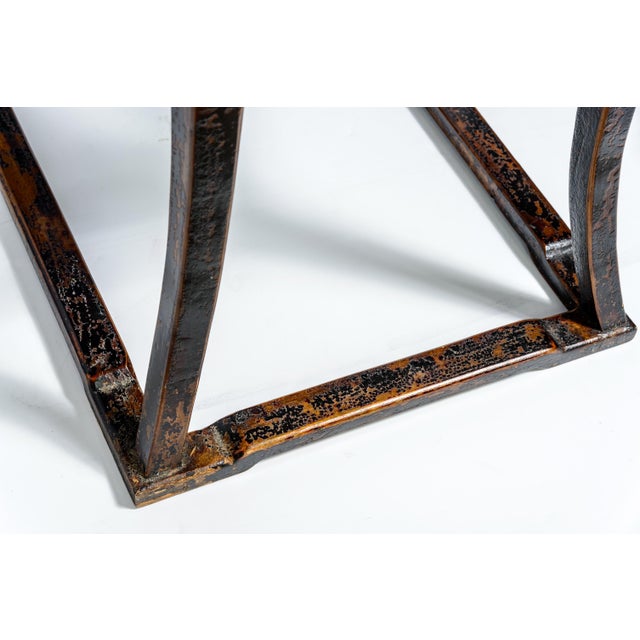 Pair Chinese Ming Style Two Tier Lacquered High Side Table For Sale - Image 13 of 13