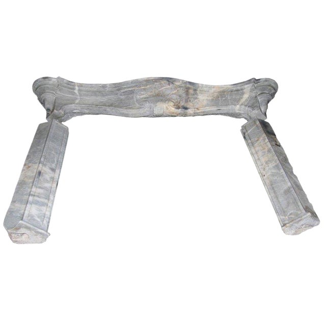 19th C. Italian Marble Fireplace For Sale