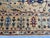 Persian Style Sultani Floral Wool Rug in Golden Beige, Burgundy and Blue, 5'2" X 6'6" For Sale - Image 17 of 17