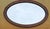 1920s Antique Oval Wall Mirror in Oak, 1920s For Sale - Image 5 of 5