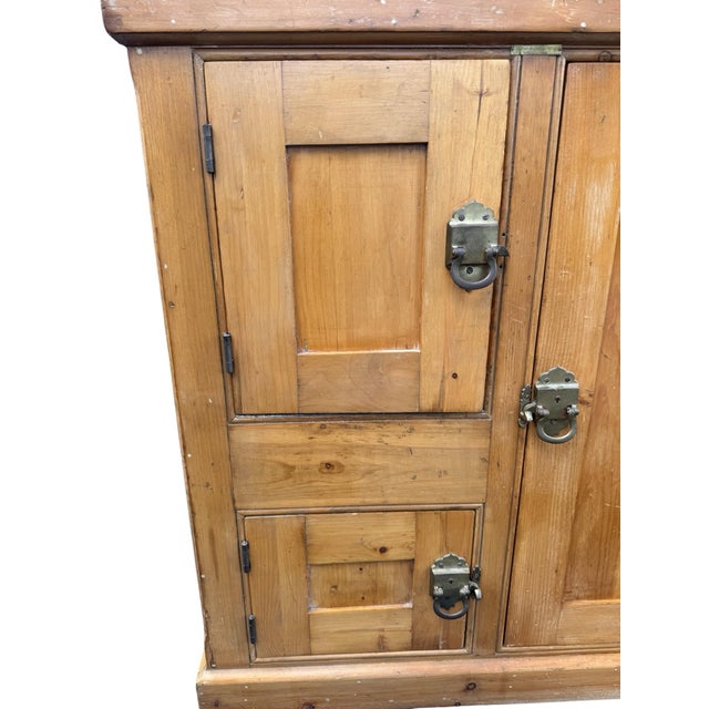 Antique Ice Box Three Door Eddy Refrigerator For Sale In New York - Image 6 of 9