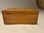 19th century birdseye maple box with brass nail head decoration and iron lock plate and hasp. This box is hand crafted...